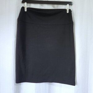 La Classe Couture Pencil Skirt Womens Size Medium Black Pull On
